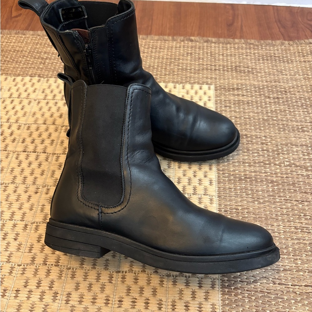 MARC O’POLO women’s Chelsea Black Soft Leather Boots